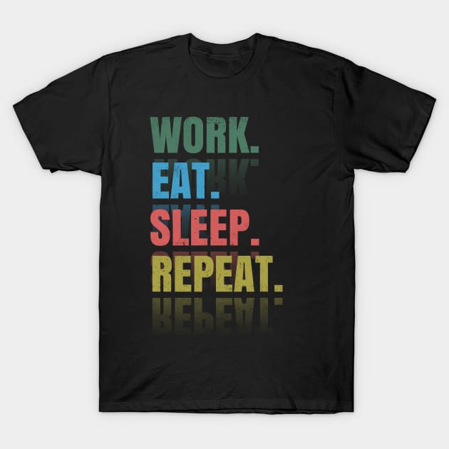 eat sleep repeat tshirt template