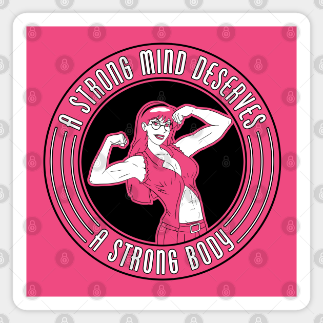 Fortified Nerd (Female) - Gym - Sticker