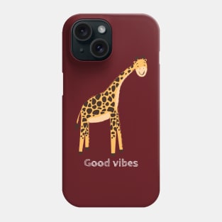 Cute Giraffe bringing good vibes Phone Case