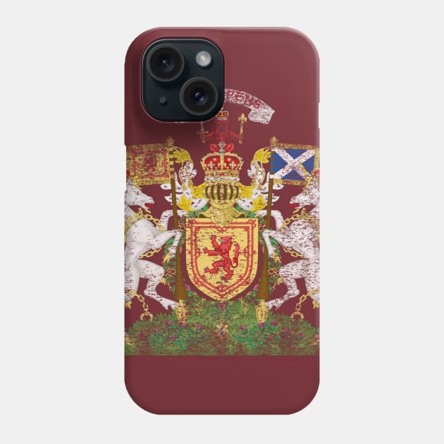 Scottish Coat of Arms Scotland Symbol Phone Case by wiqmerch