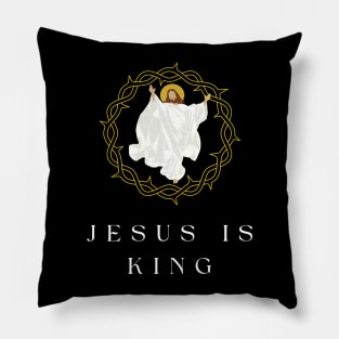 jesus is king Pillow