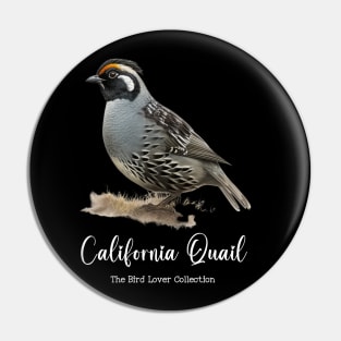 California Quail - The Bird Lover Collection Pin