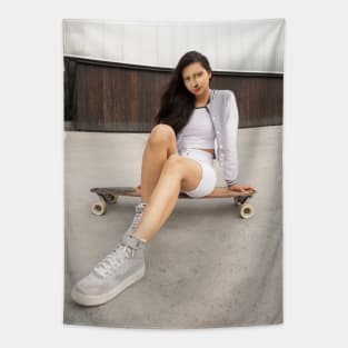 Mona skater Tapestry