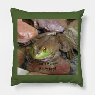 Happy Frog Pillow
