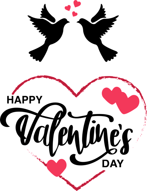 Happy Valentine's Day 2023 Kids T-Shirt by Anatoliy Smirnov