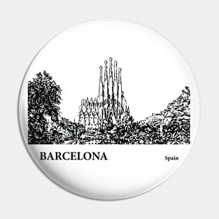 Barcelona - Spain Pin