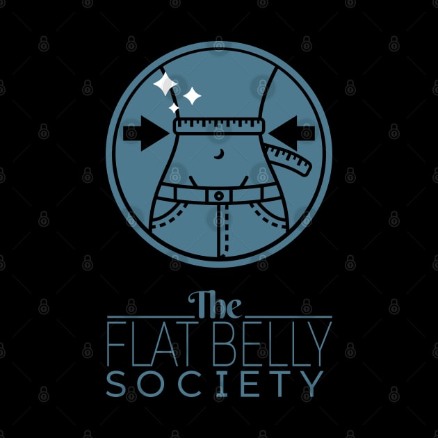 The Flat Belly Society by ShirtBricks