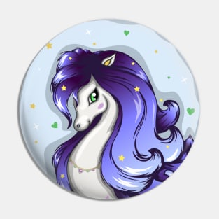 Cartoon horse Pin