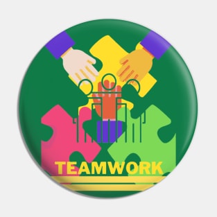 Teamwork Pin