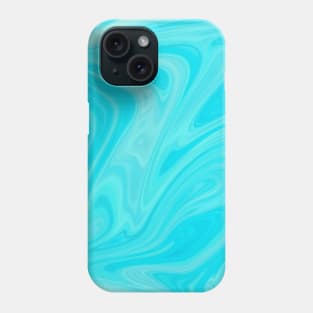 Abstract blue liquid 2 Phone Case