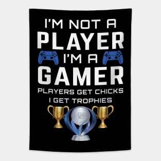 I'm not a PLAYER - I'm a GAMER Tapestry