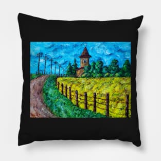 Old Church Canada Pillow