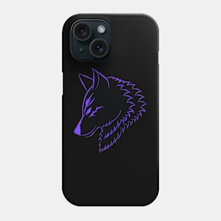 Purple wolf Phone Case