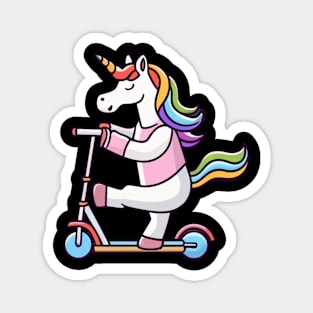 Unicorn on the go Magnet