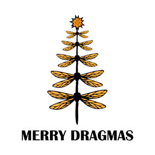 Dragonfly christmas tree T-Shirt