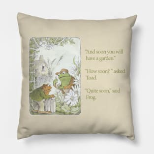 i wish i had a garden Pillow