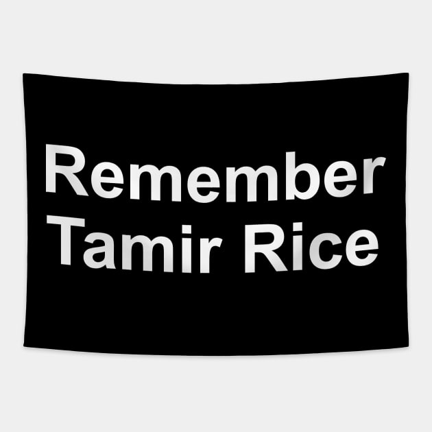 Remember Tamir Rice Social Justice design Tapestry by One2Three4