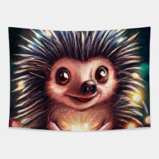 Cute Porcupine Tapestry