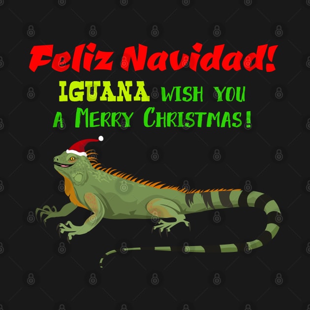 Iguana Wish You a Merry Christmas by Peppermint Narwhal