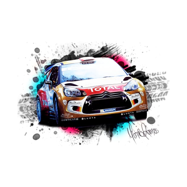 Mads Ostberg's Citroen DS3 WRC by Mario Ramos Rally Art