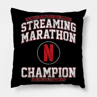 Streaming Marathon Champion Pillow