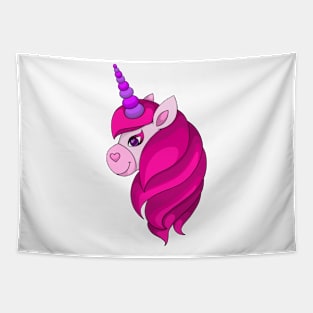 Pink Unicorn Tapestry