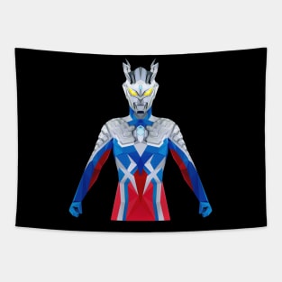 Ultraman Zero (Low Poly Style) Tapestry