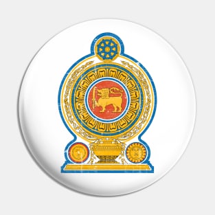 Sri Lanka - Vintage Style Design Pin