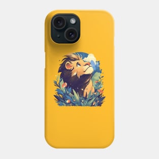 cartoon lion Phone Case