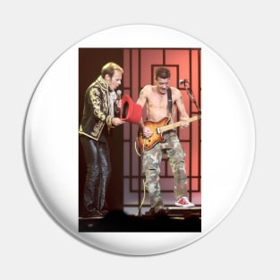 Eddie VanHalen Photograph Pin