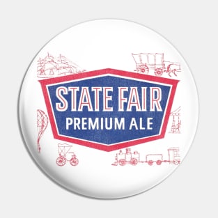 State Fair Premium Ale Beer Retro Defunct Breweriana Pin