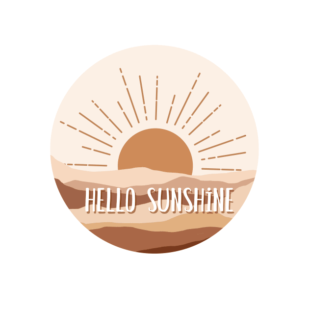 Hello Sunshine Illustration by gusstvaraonica