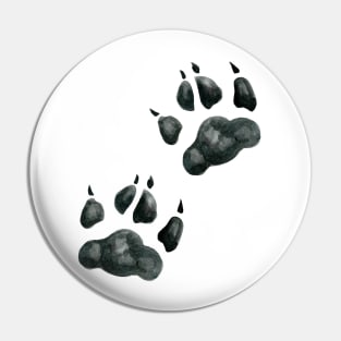 two black paws Pin