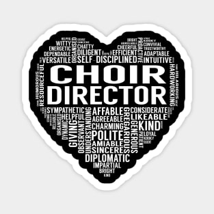 Choir Director Heart Magnet