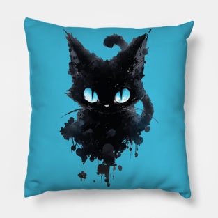 I am darkness (black cat) Pillow