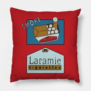 Laramie Cigarettes Ad Pillow