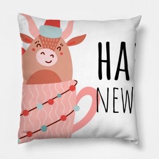 Happy New Year Pillow