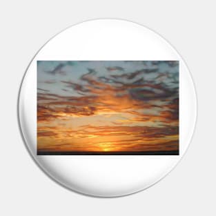 beautiful patterned golden glow with elegant cloudscape at sunset Pin