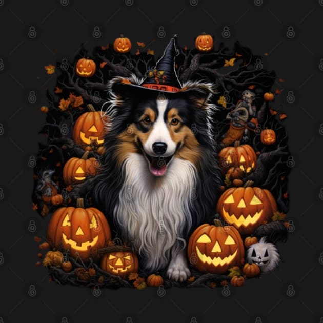 Sheltie Halloween by NatashaCuteShop