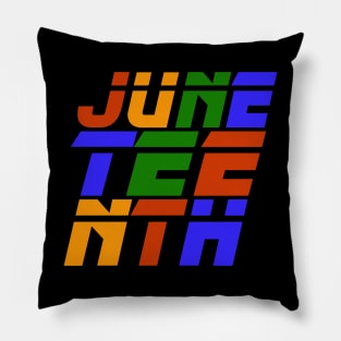 Juneteenth Racer Athletic Pillow