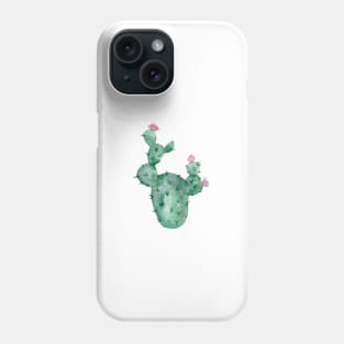 green cactus succulents design Phone Case