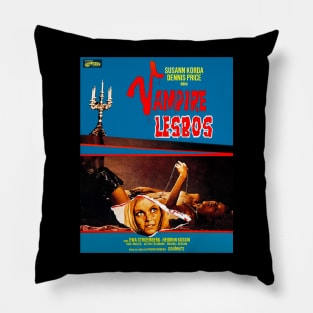 Vampyros Lesbos (French movie poster) Pillow