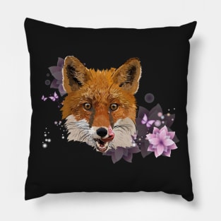 Red fox Pillow