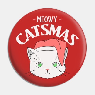 Meowy Catsmas Pin
