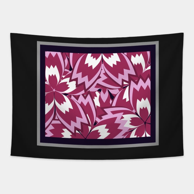 Colorful foral jam Tapestry by cocodes