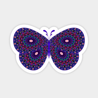 Butterfly mandala Magnet