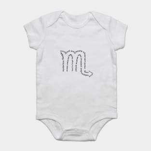 Buy White Scorpio Zodiac Bodysuit - Up to 1 mth, Bodysuits