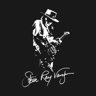 Stevie Ray Vaughan Fan Art Design T-Shirt