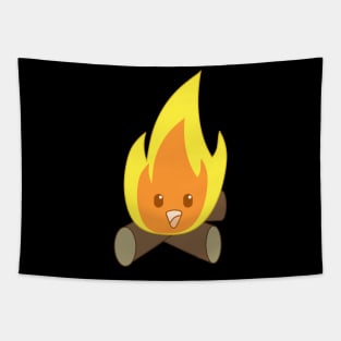 kawaii campfire Tapestry