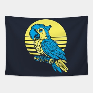 Tropical Parrot Tapestry